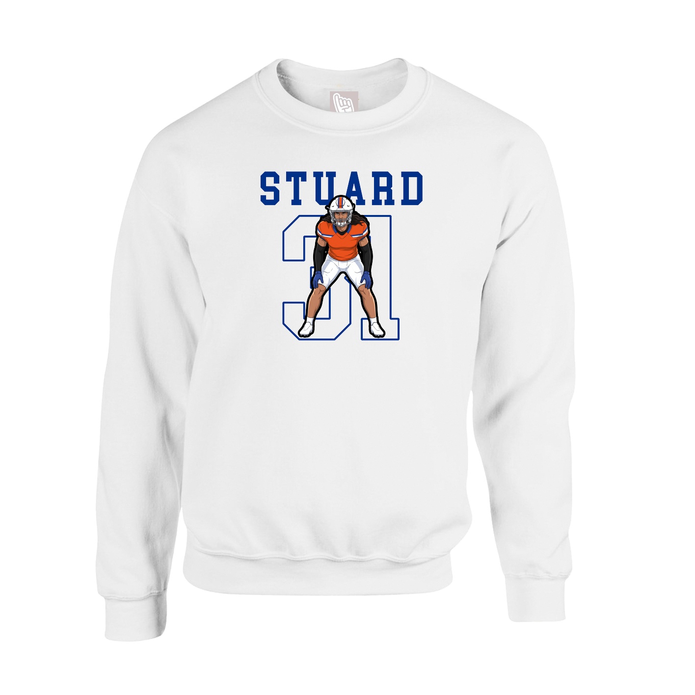 Fleece Crew — Shirsey in White