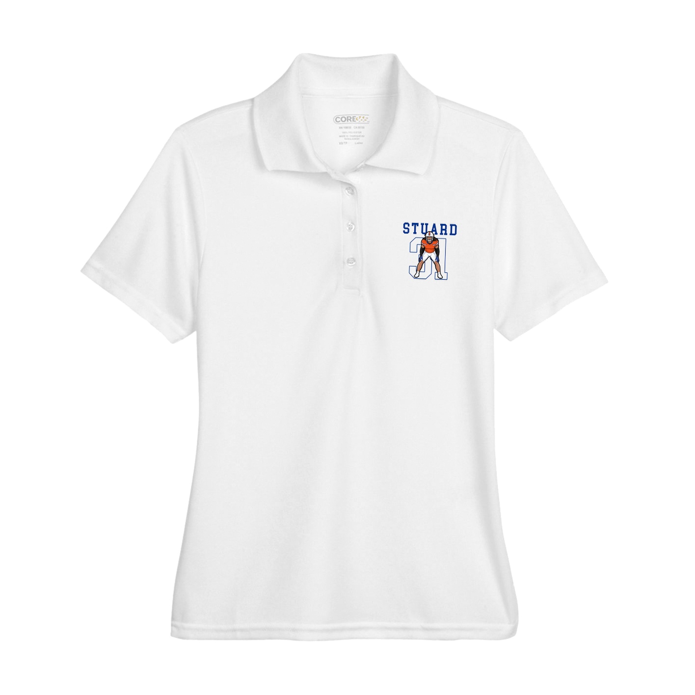 Womens Performance Polo — Shirsey in White
