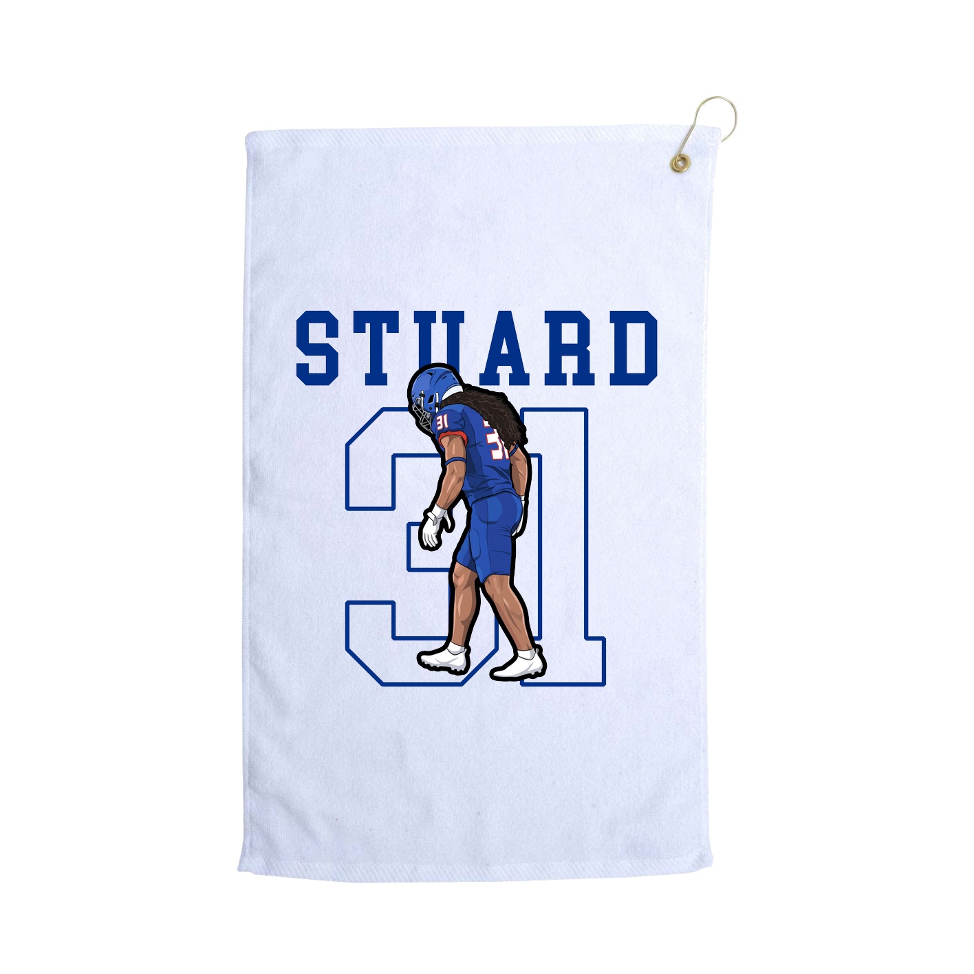 Golf Towel — Shirsey in White