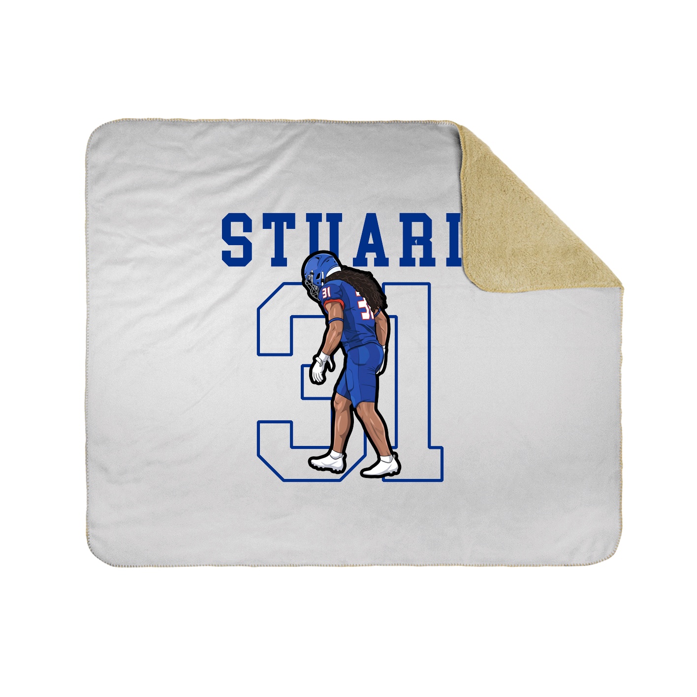 50x60 Sherpa Lined Throw Blanket