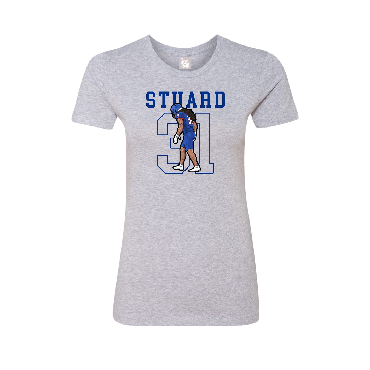 Fitted Women's Tee — Shirsey in Grey