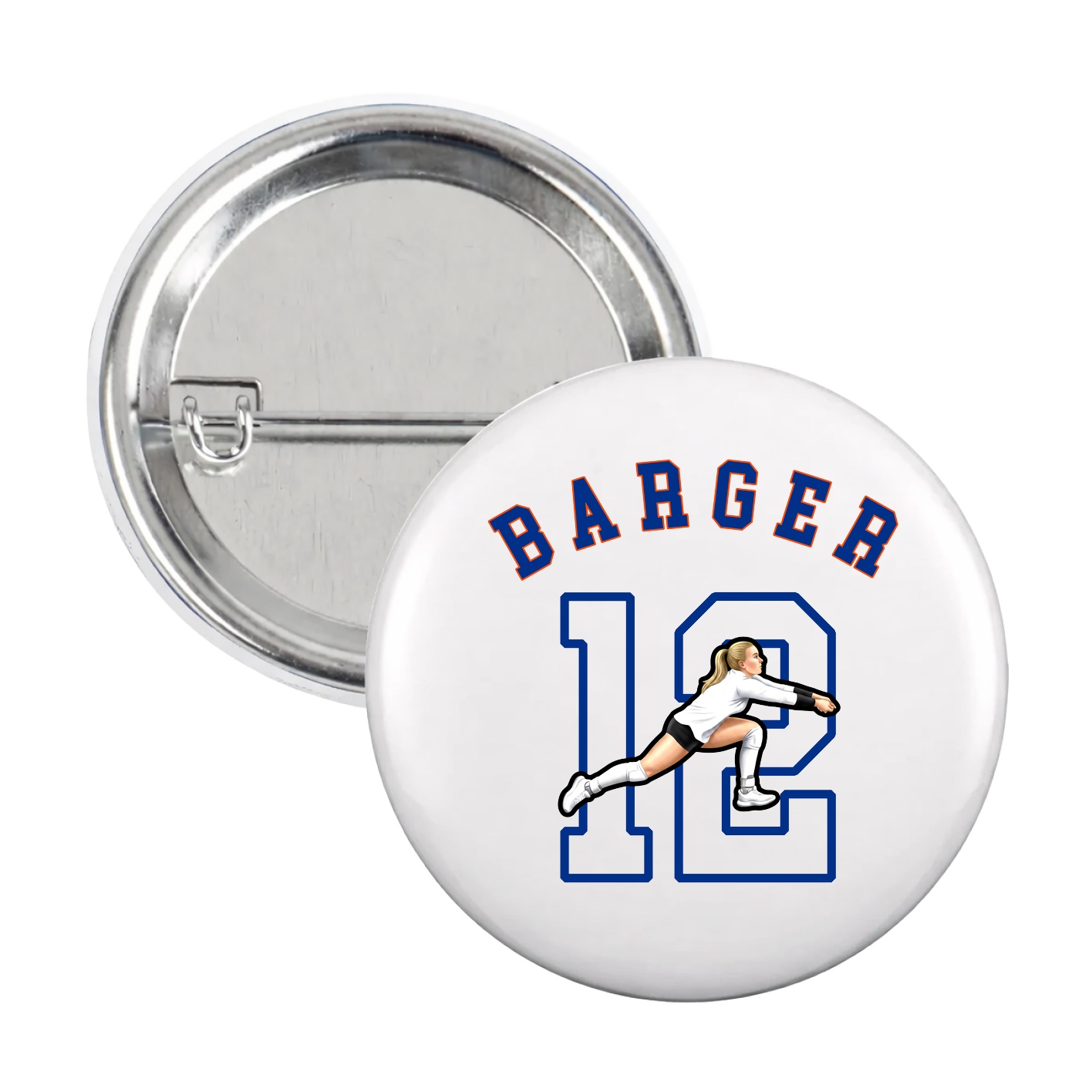 Game Day Button — Shirsey Arch in White