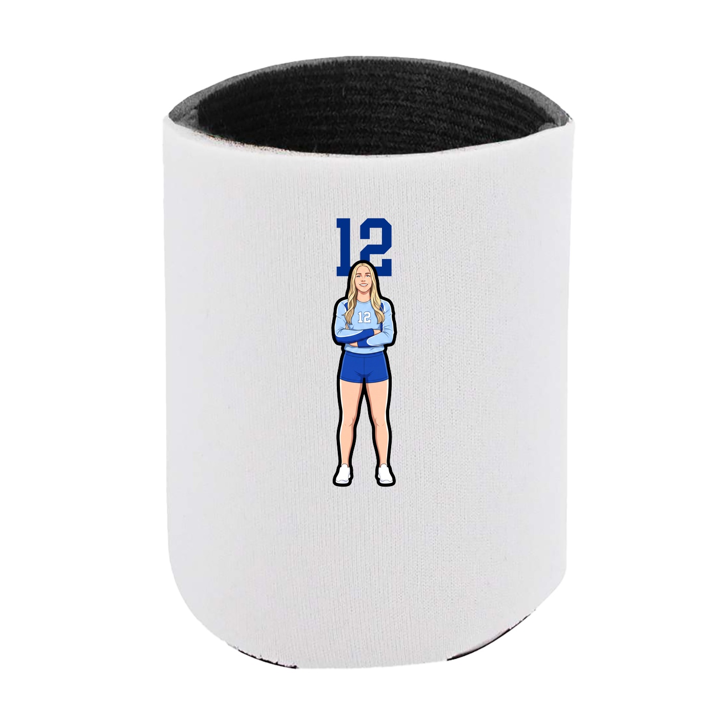 Can Holder — Number Top in White