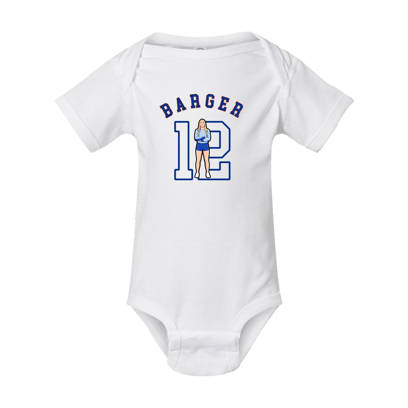 Baby Onesie — Shirsey Arch in White