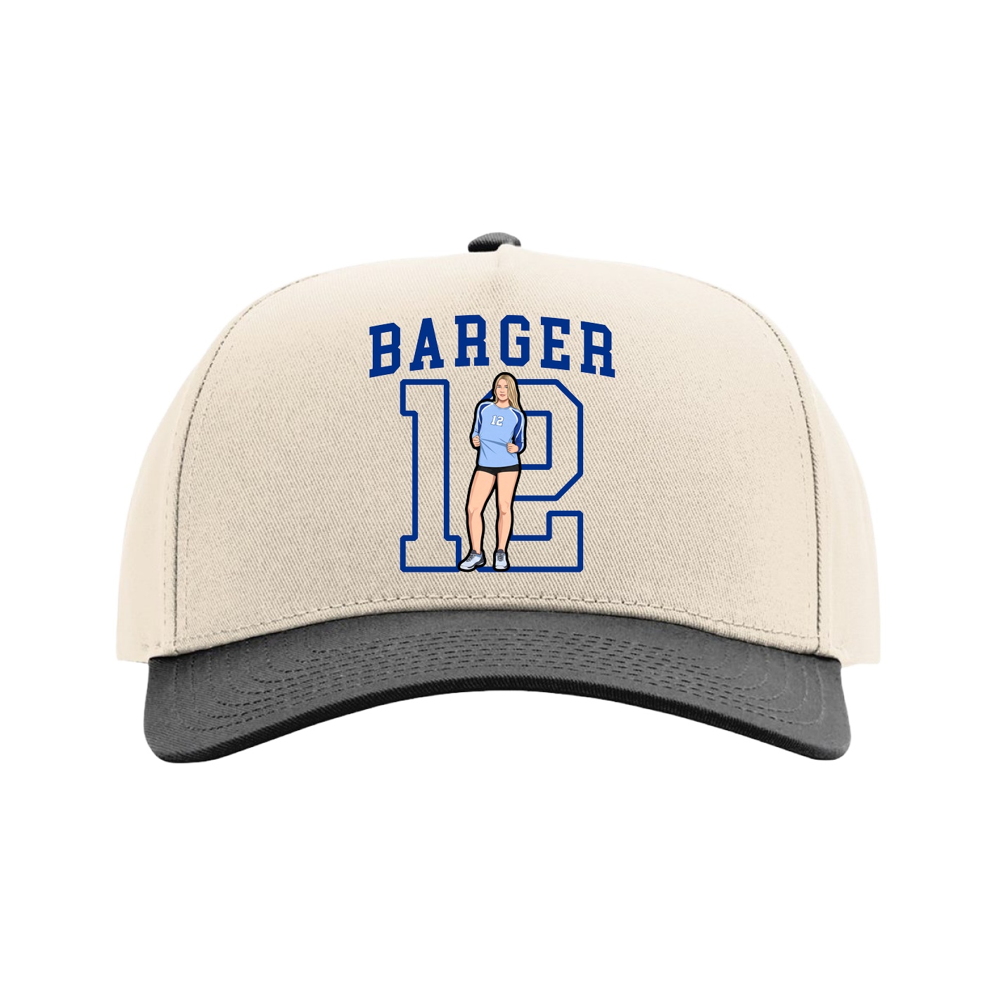 Full Fabric Five-Panel Champ Cap