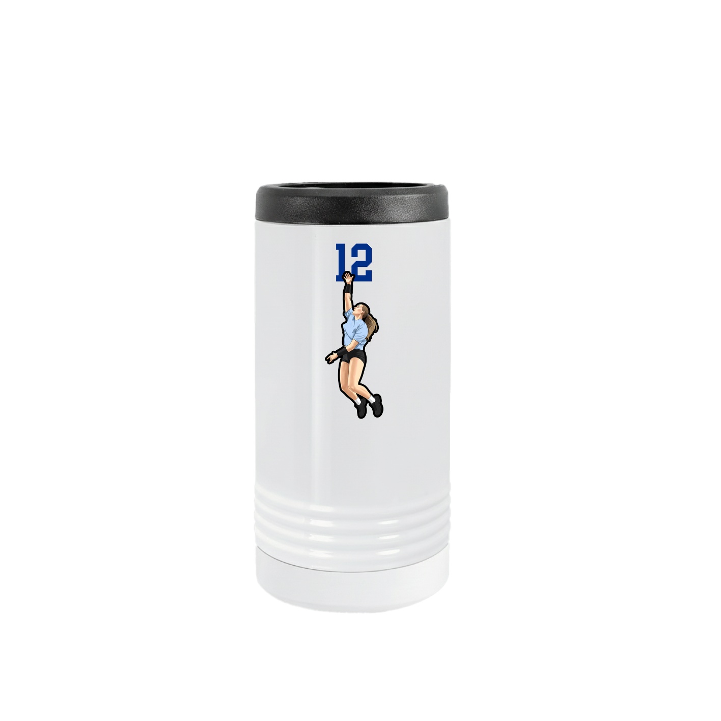 Slim Beverage Holder — Number Top in White