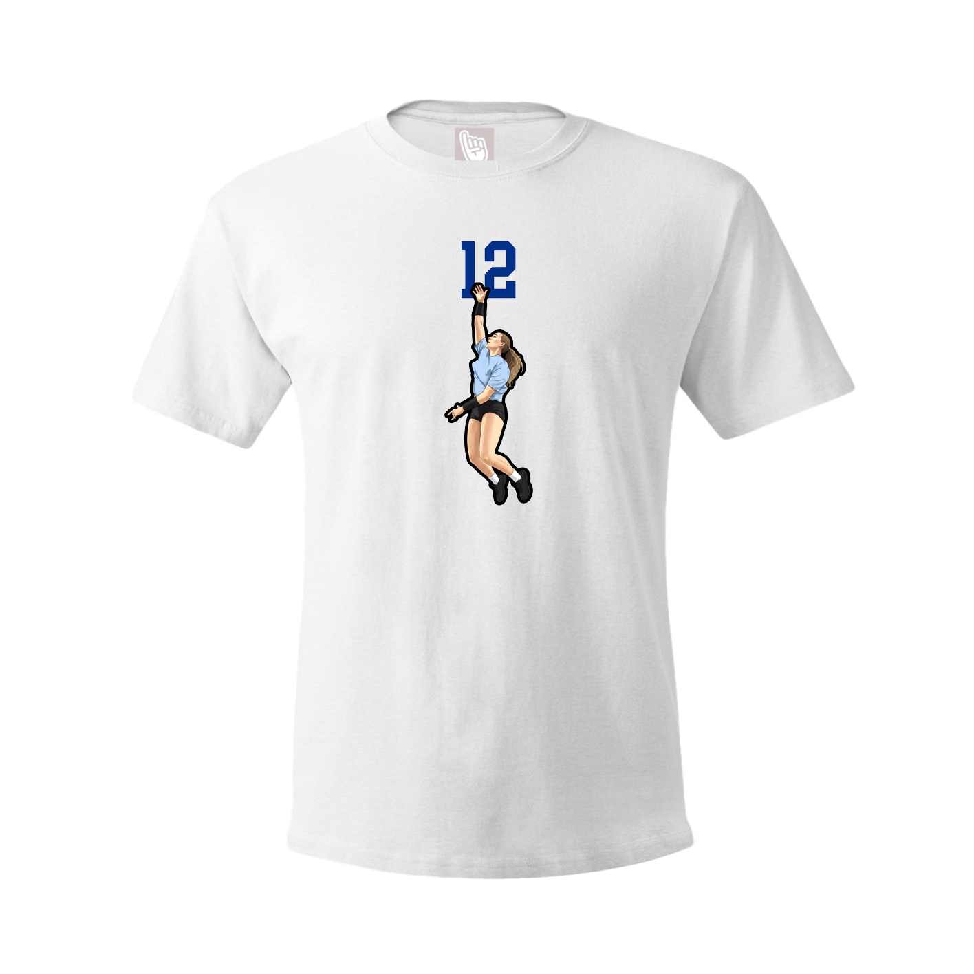 Tee — Number Top in White