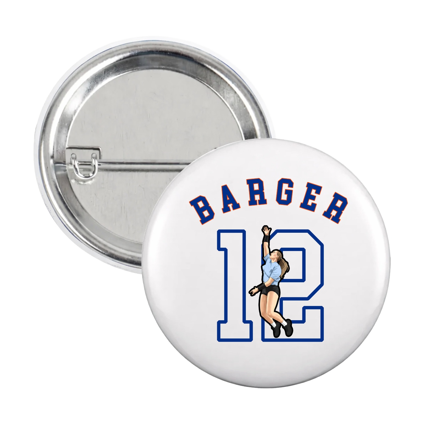 Game Day Button — Shirsey Arch in White