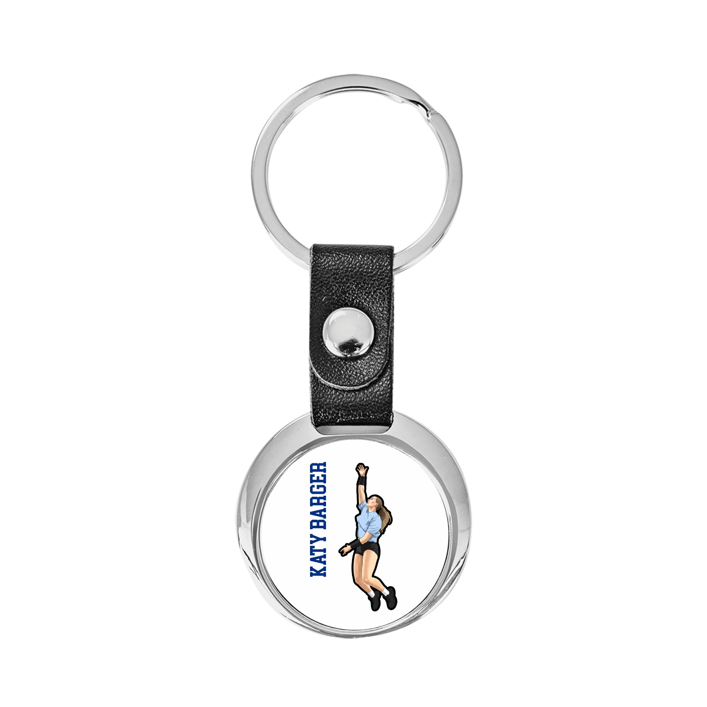 Key Chain — Name Vertical in Classic
