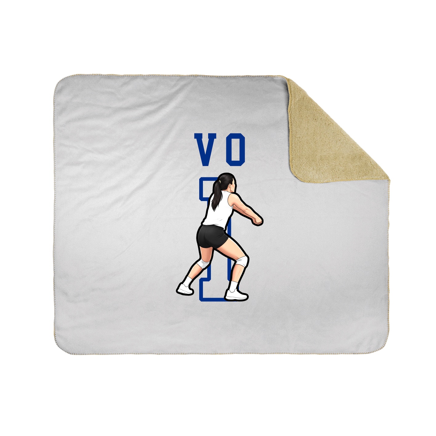 Throw Blanket — Shirsey in White