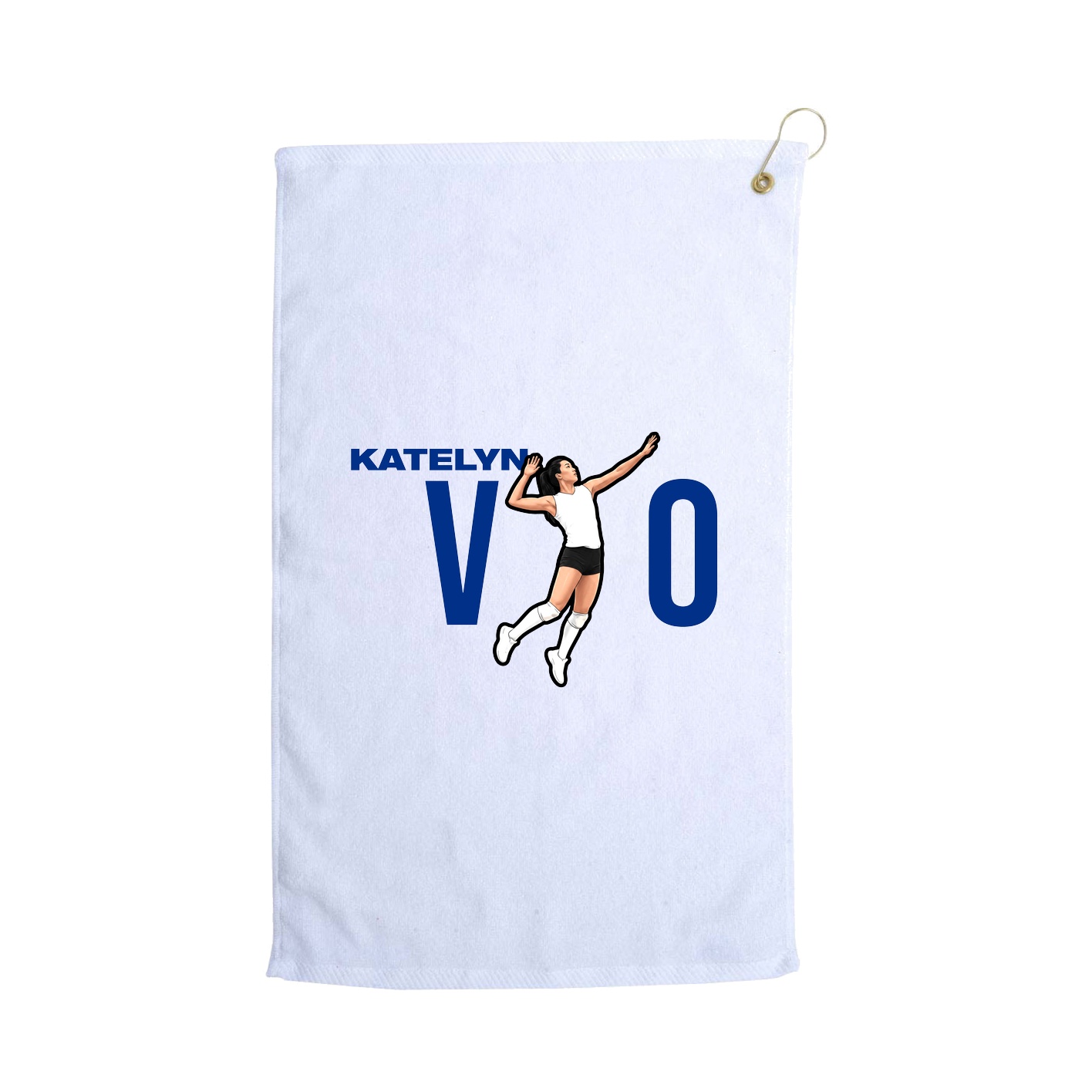 Golf Towel — Player Name in White