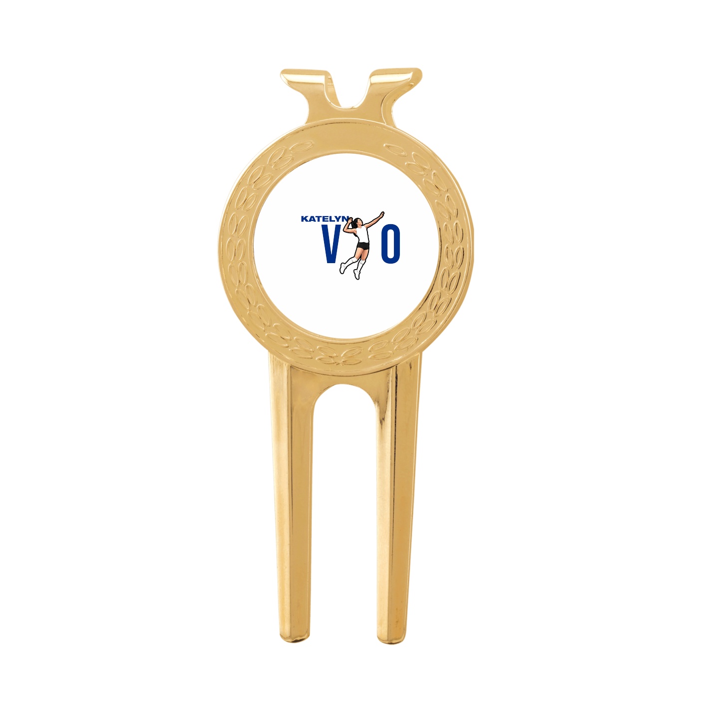 Divot Tool with Ball Marker — Player Name in Classic