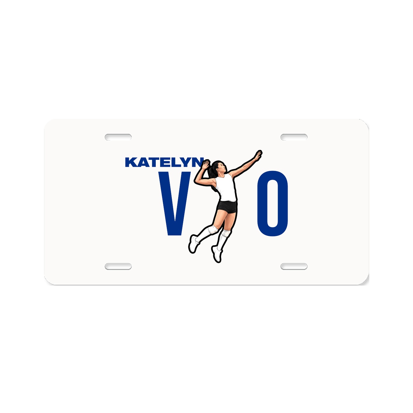 License Plate — Player Name in Classic