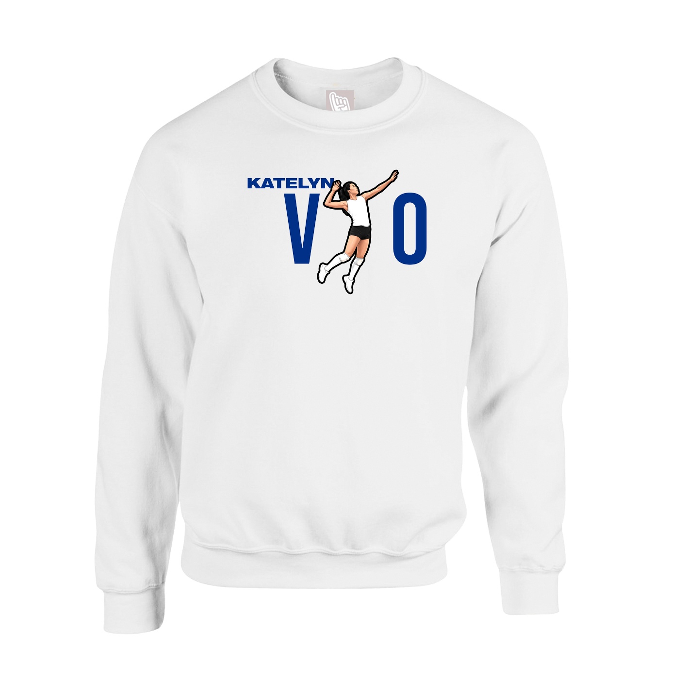 Fleece Crew — Player Name in White