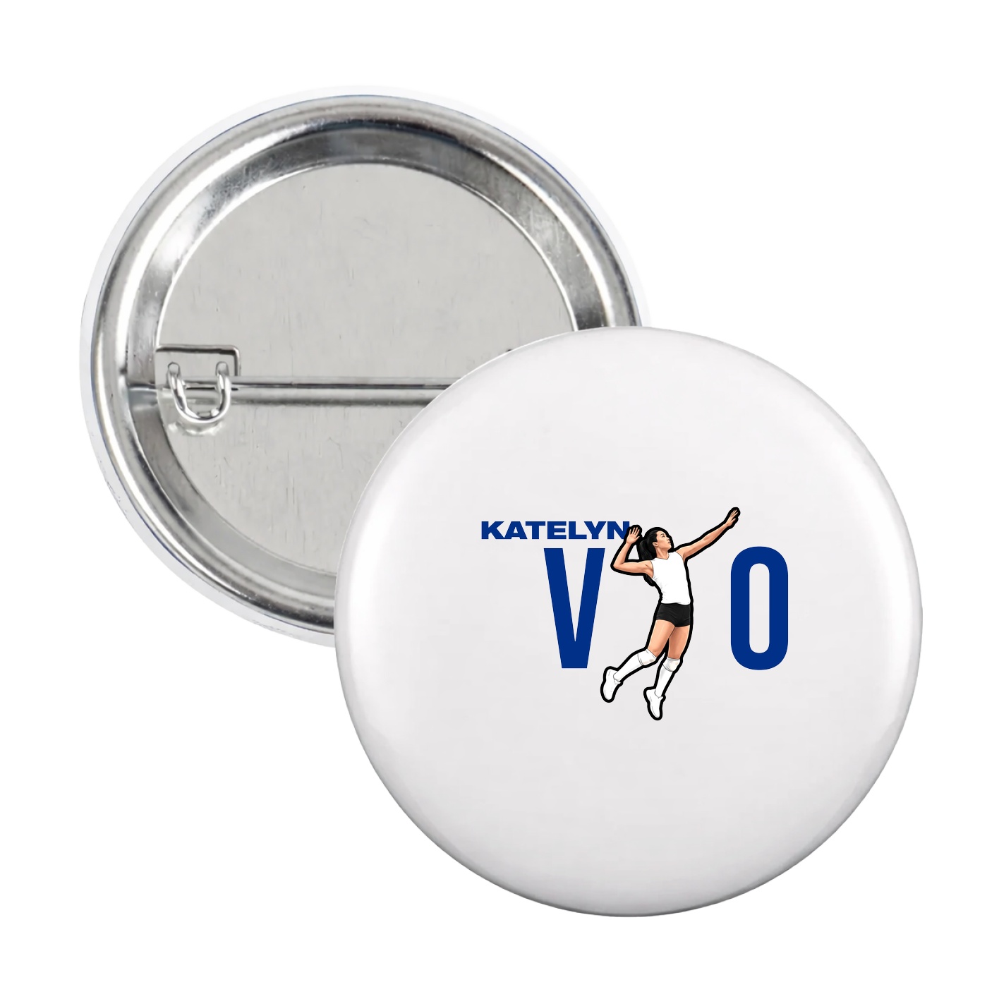 Game Day Button — Player Name in White