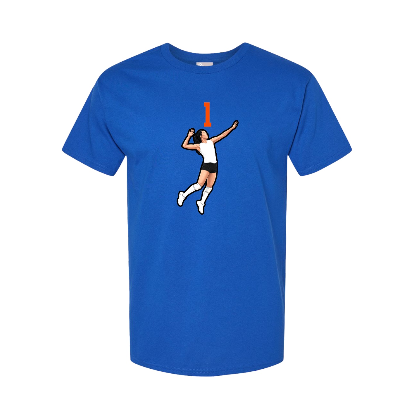 Tee — Number Top in Royal