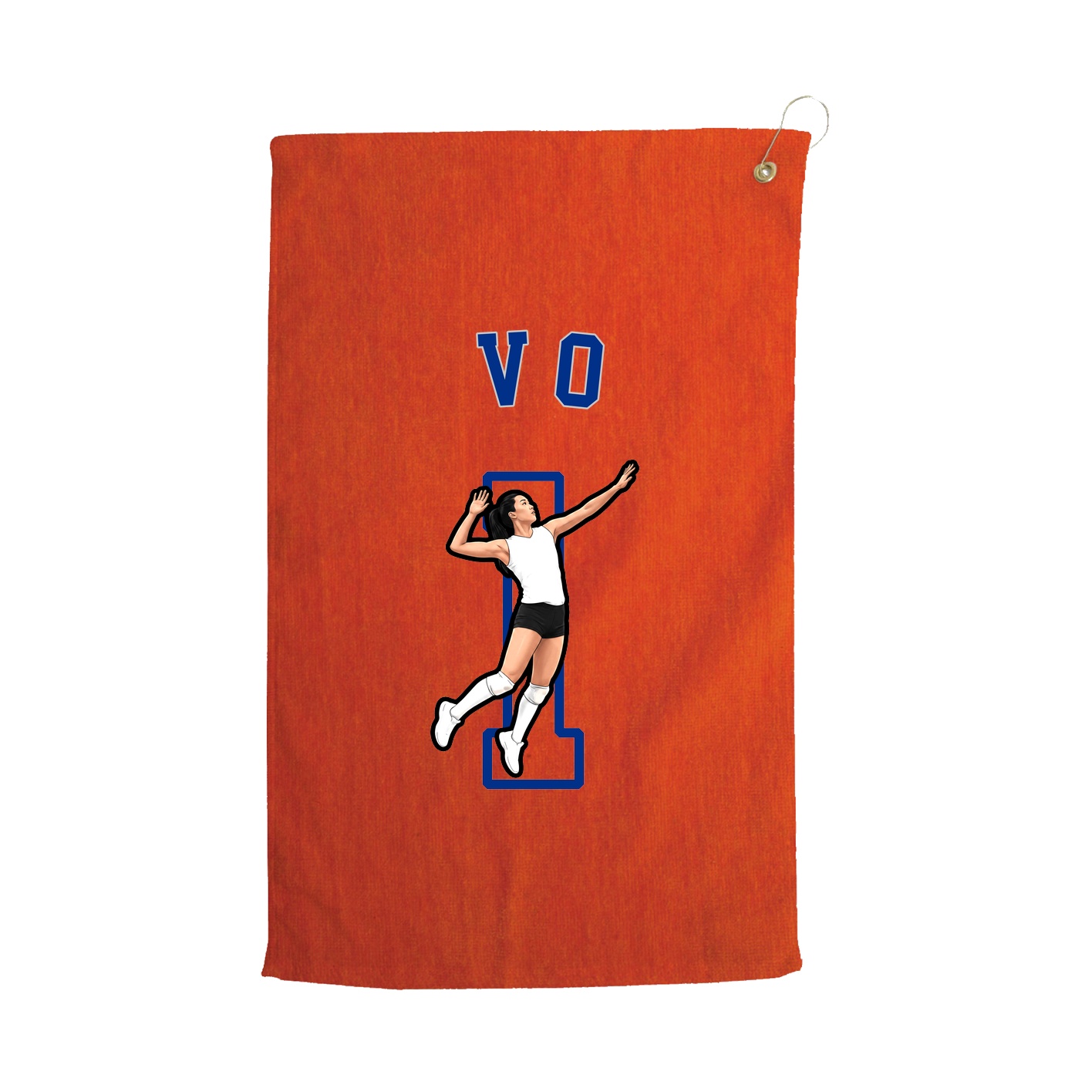 Golf Towel — Shirsey Arch in Orange