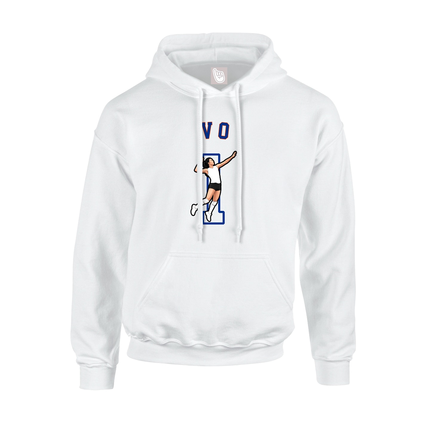 Youth Hoodie — Shirsey Arch in White