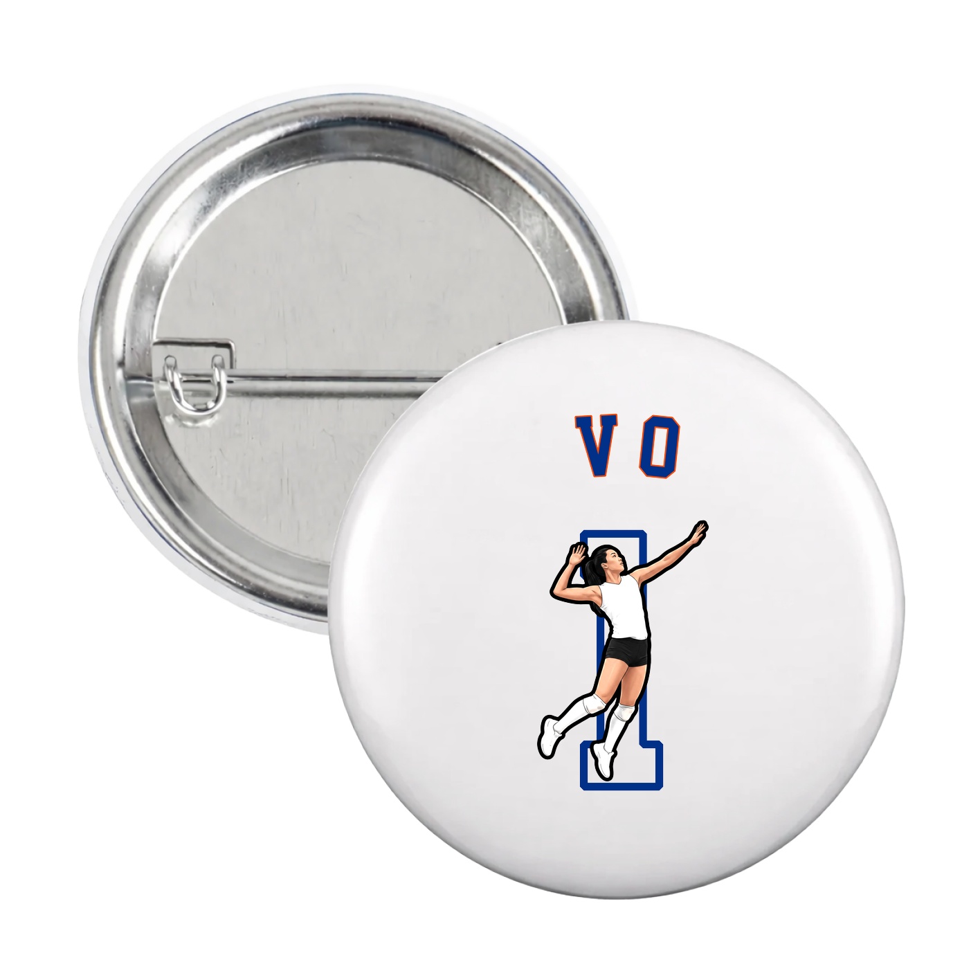 Game Day Button — Shirsey Arch in White