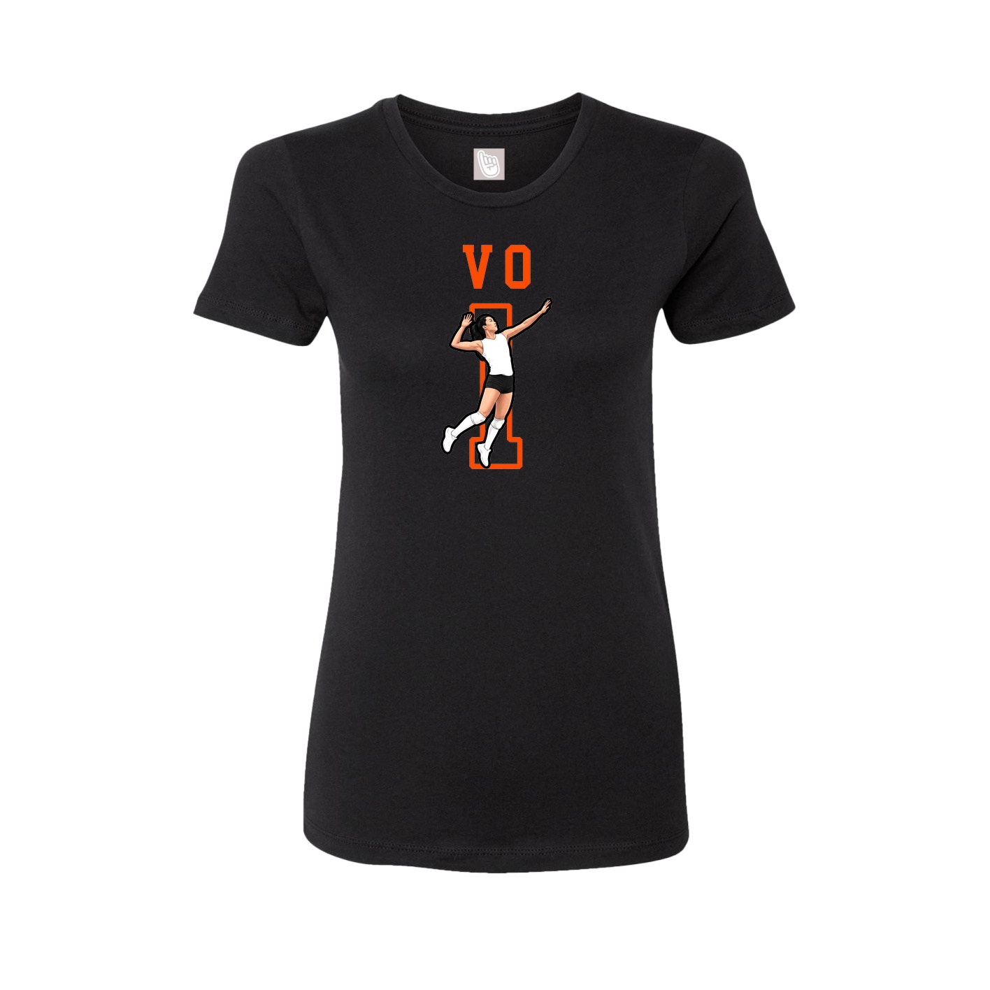 Fitted Women's Tee — Shirsey in Black