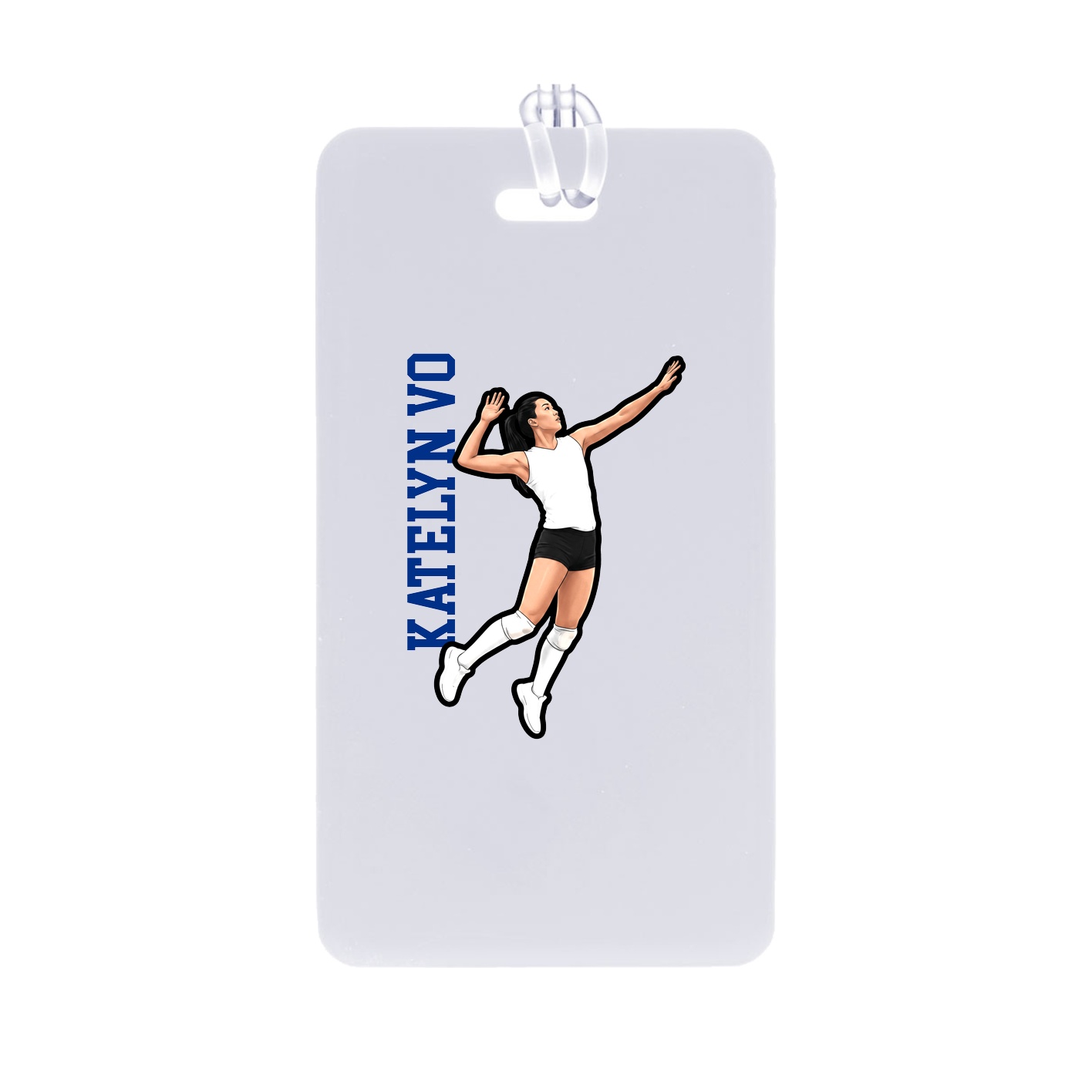 Bag Tag — Name Vertical in Classic