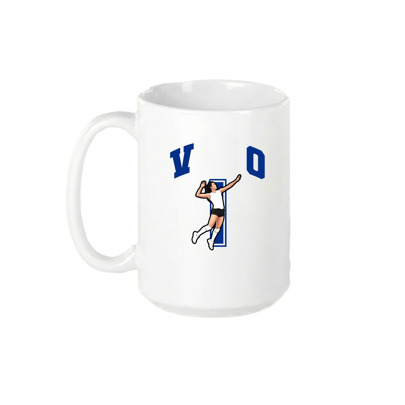 15oz Coffee Mug — Number in White