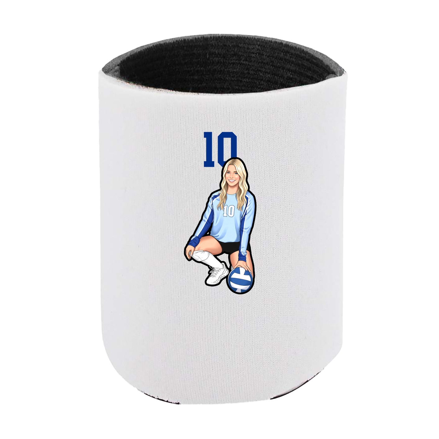 Can Holder — Number Top in White