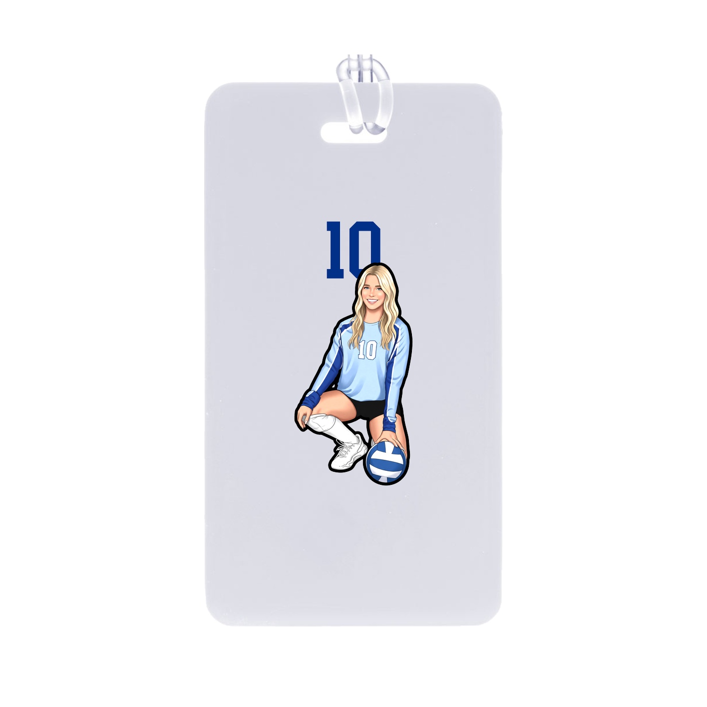 Bag Tag — Number Top in Classic
