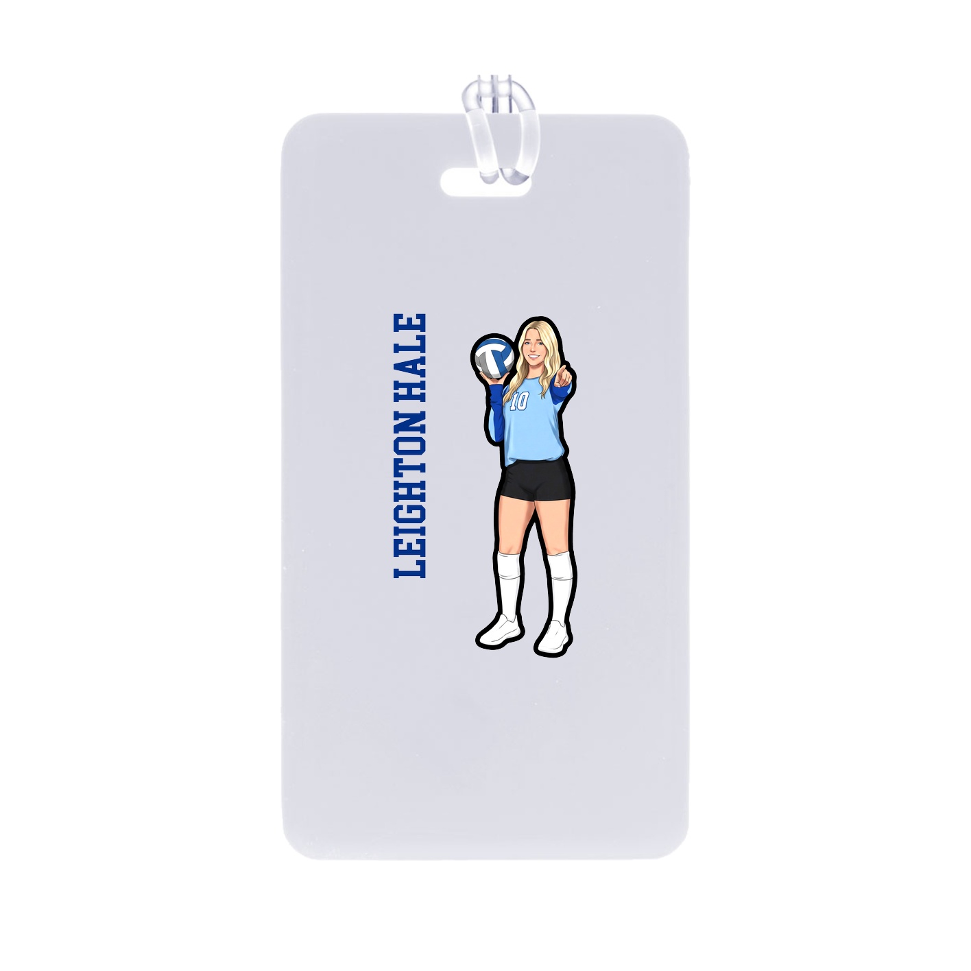 Bag Tag — Name Vertical in Classic