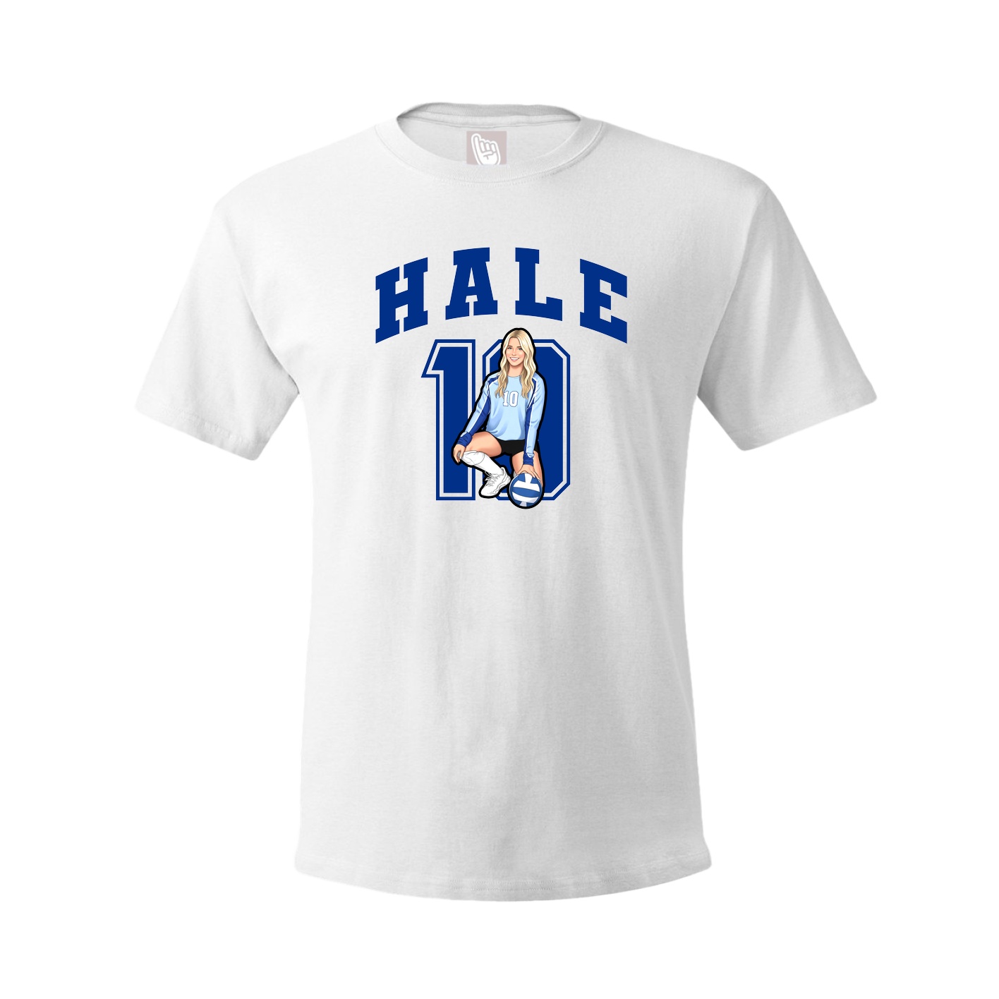 Tee — Number in White