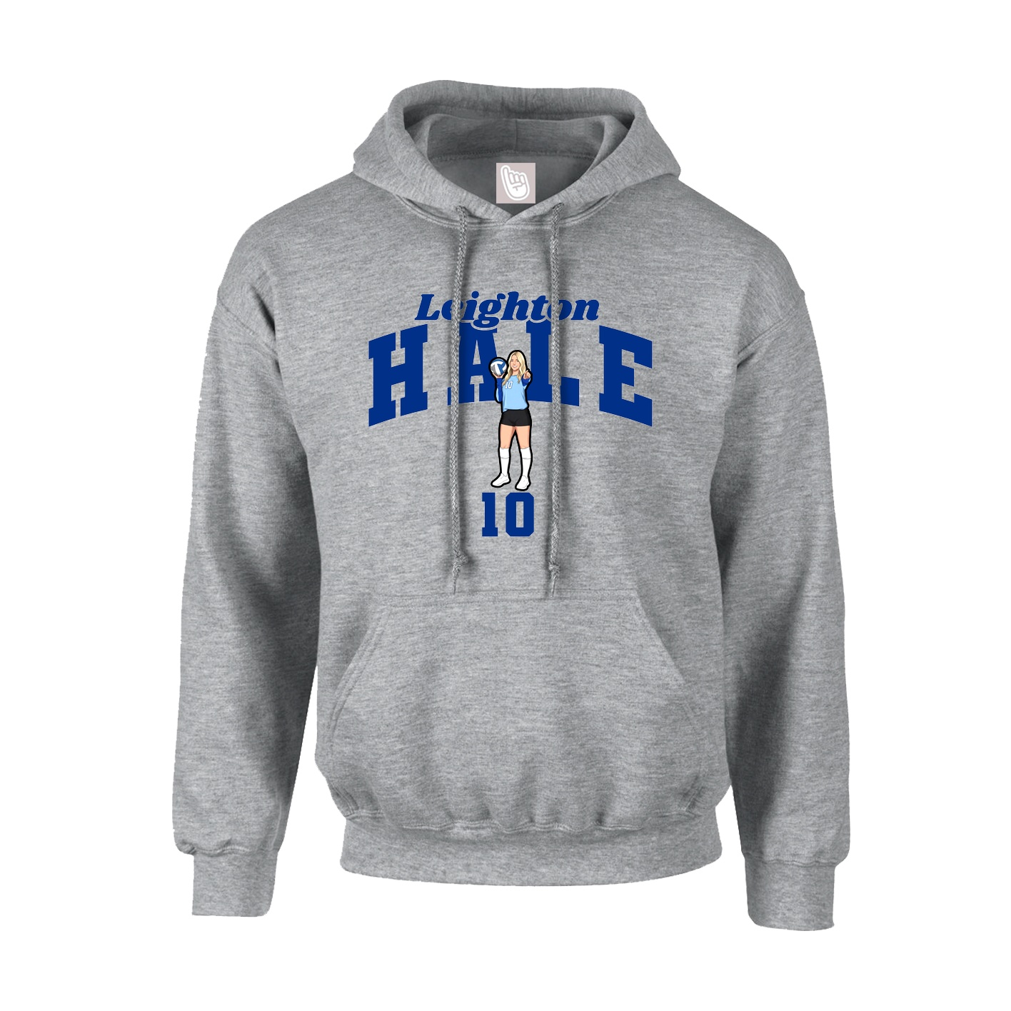 Hoodie — Signature Arch in Grey