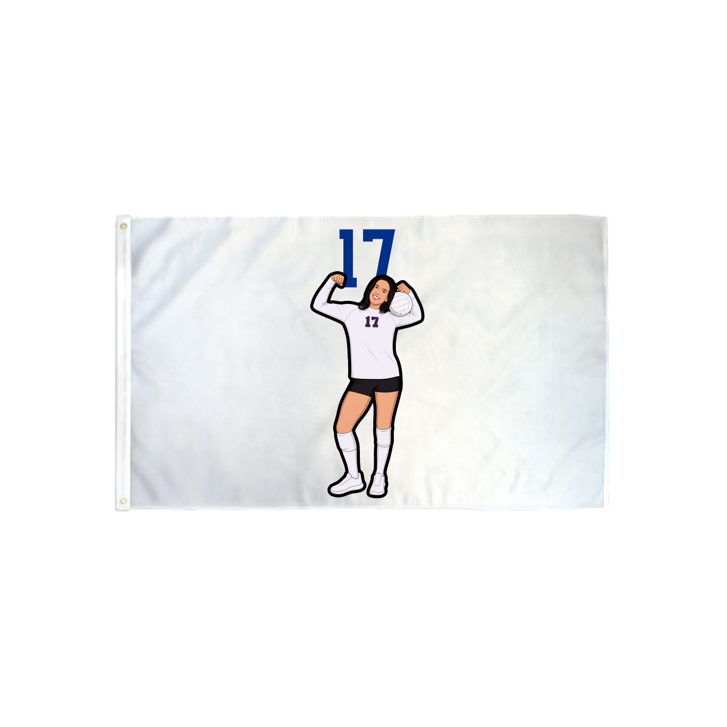 3x5 Flag — Number Top in Classic