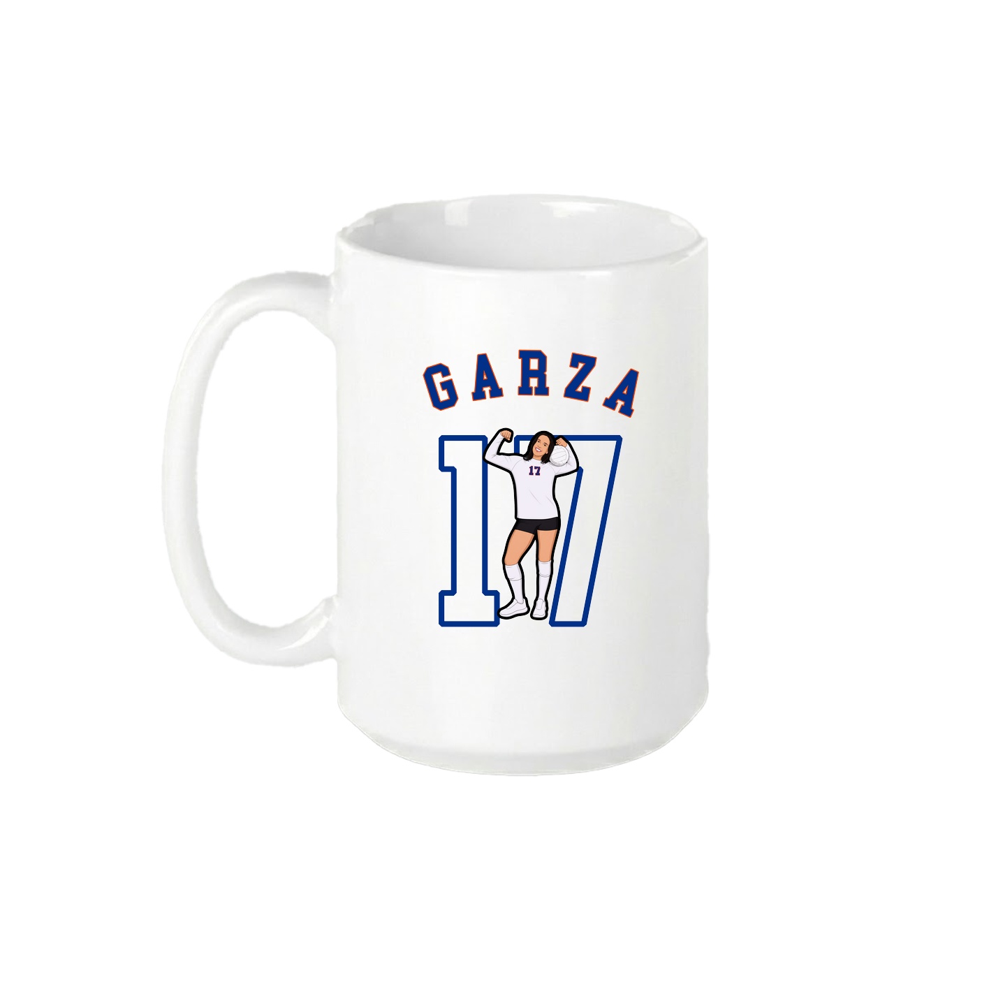 15oz Coffee Mug — Shirsey Arch in White