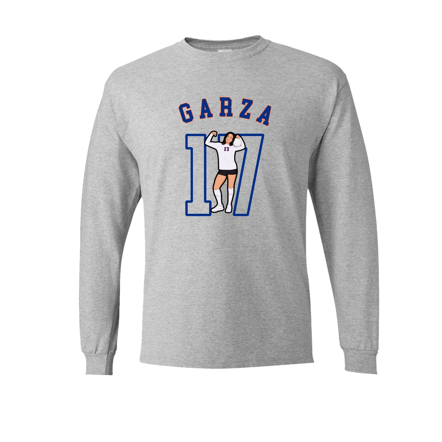 Long Sleeve Tee — Shirsey Arch in Grey