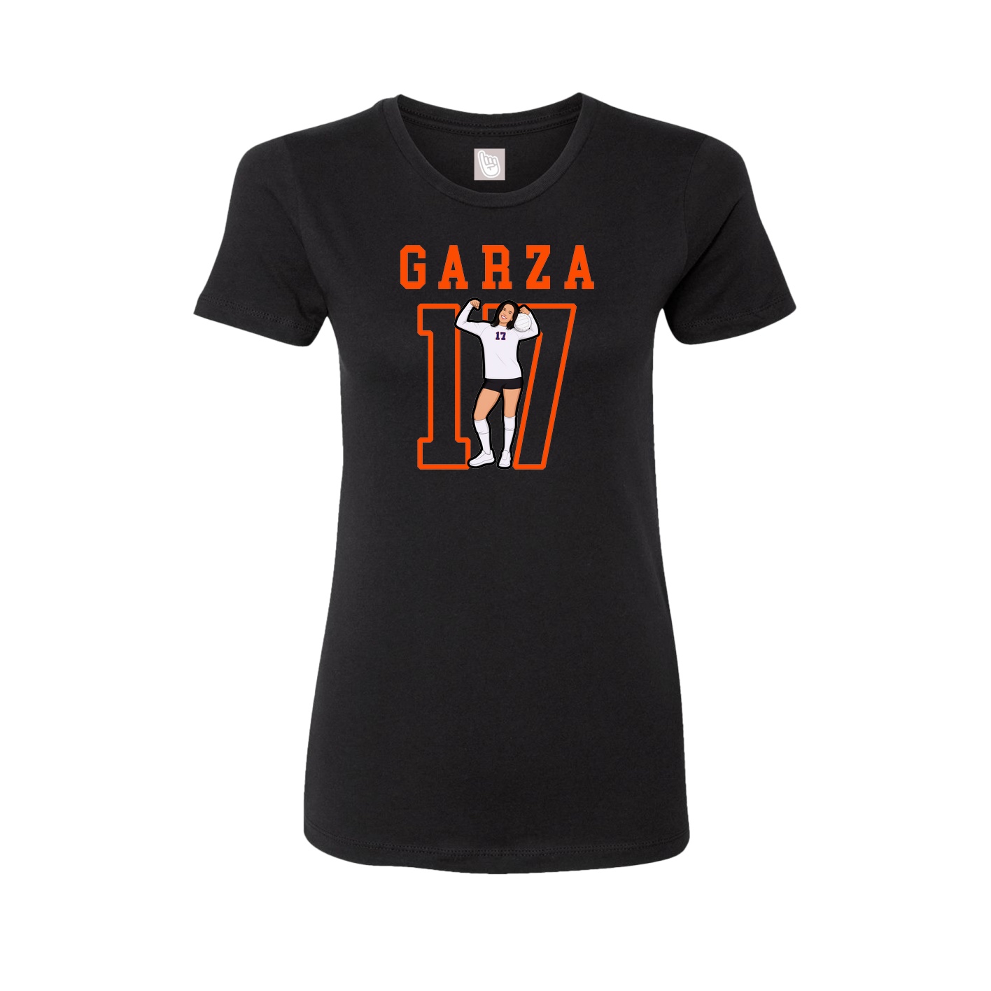 Fitted Women's Tee — Shirsey in Black