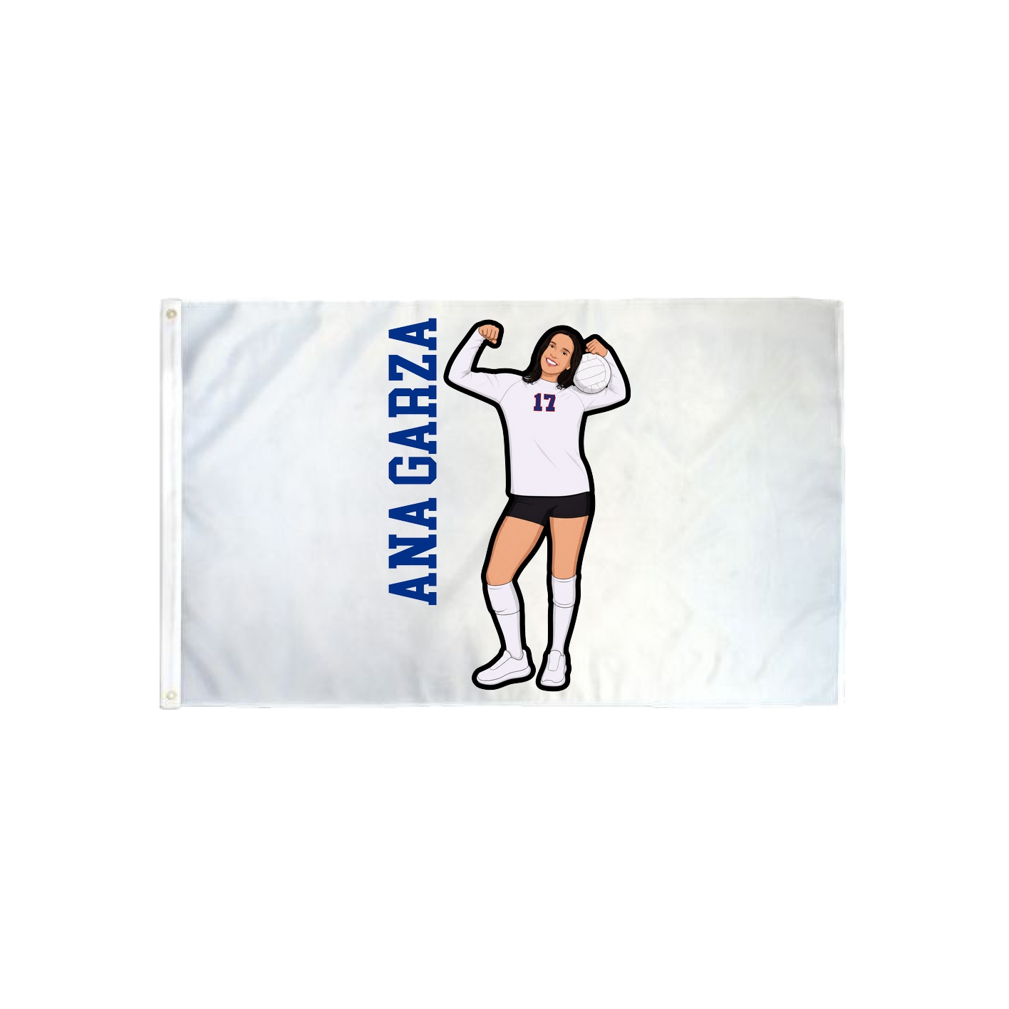 3x5 Flag — Name Vertical in Classic