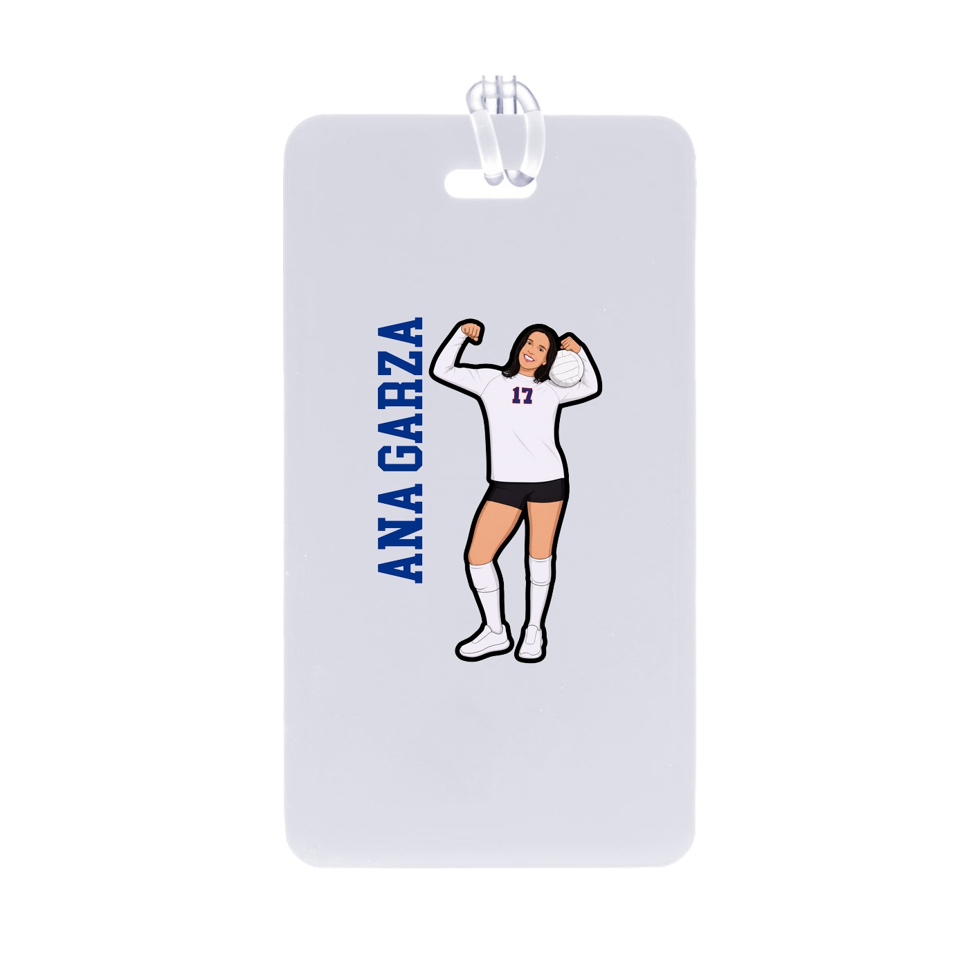 Bag Tag — Name Vertical in Classic