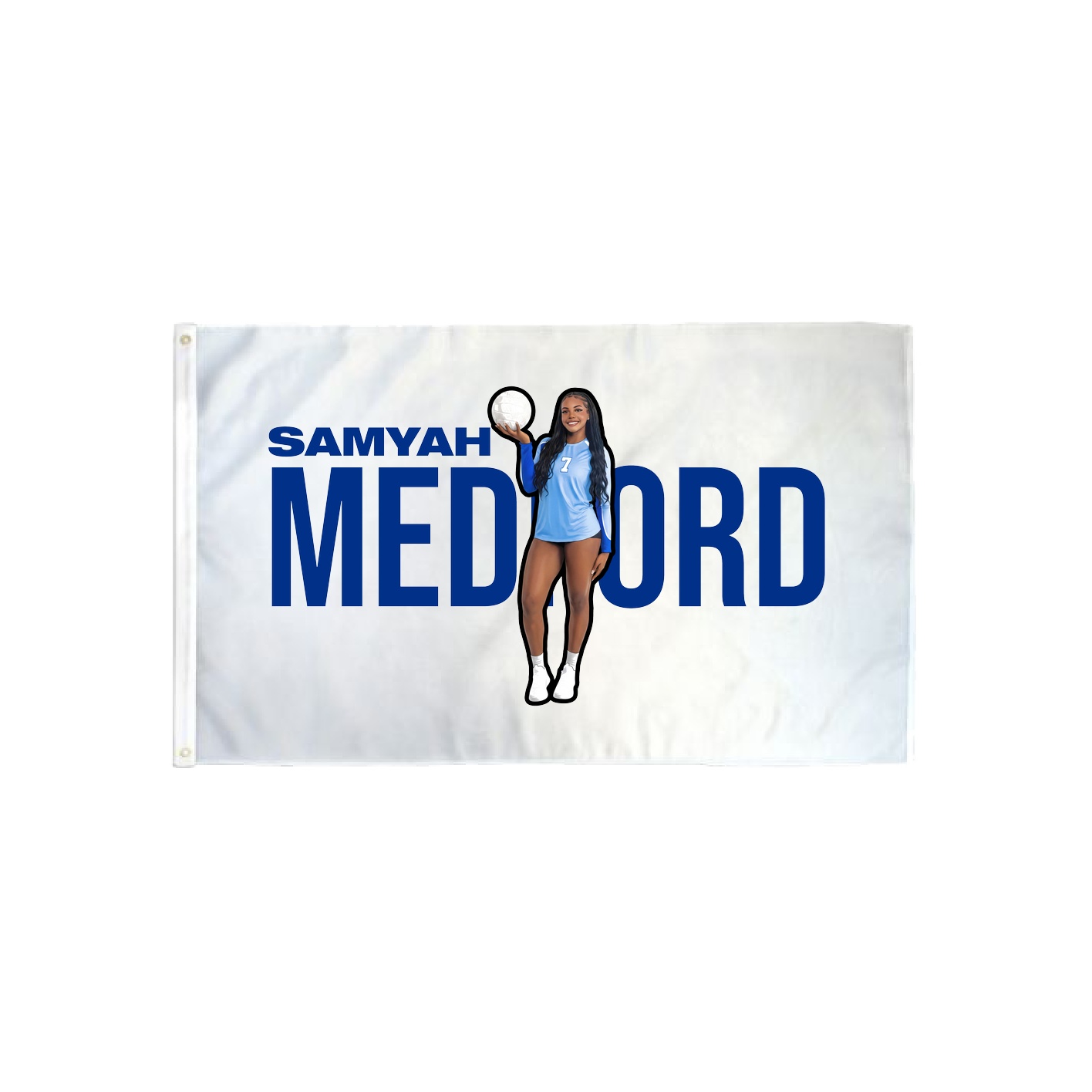 3x5 Flag — Player Name in Classic