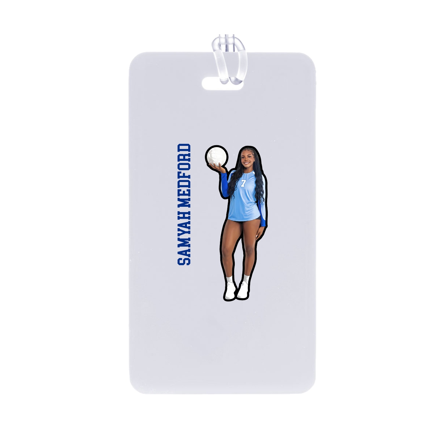 Bag Tag — Name Vertical in Classic