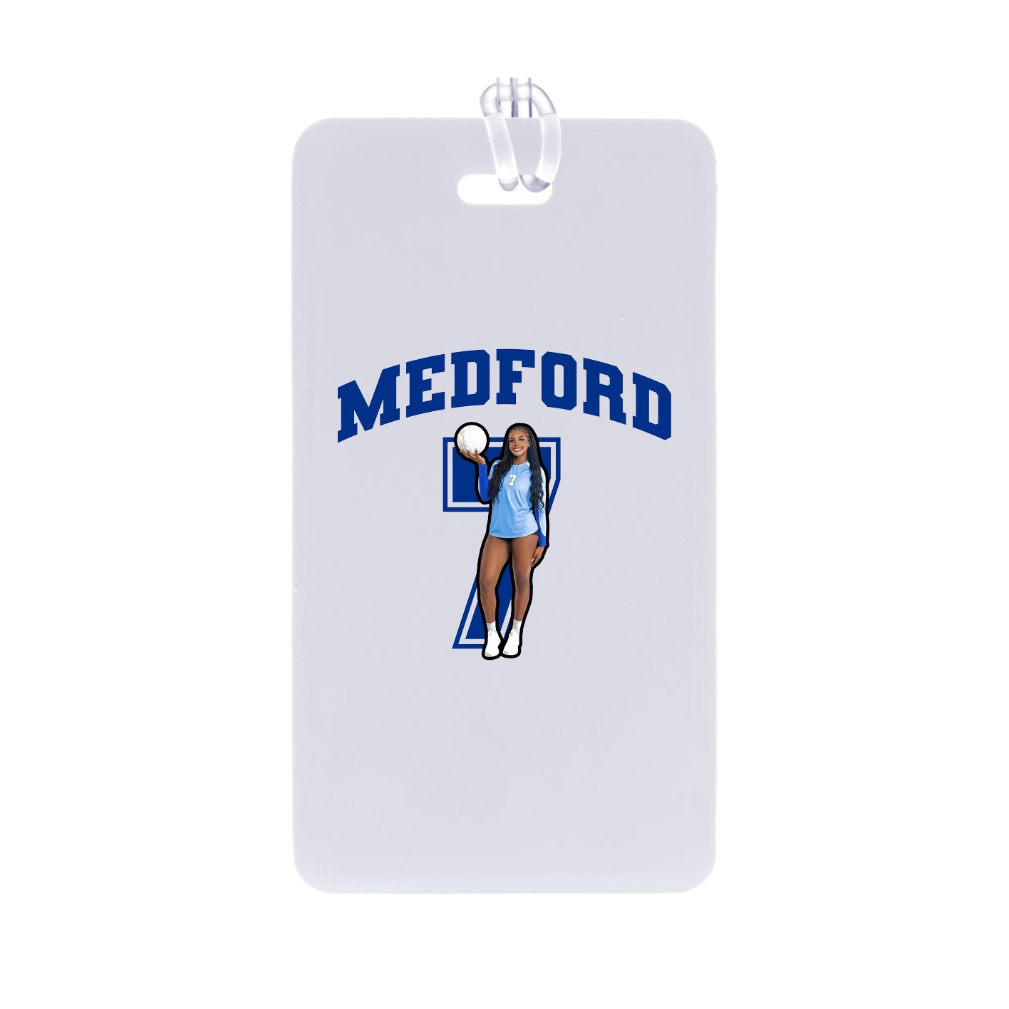 Bag Tag — Number in Classic