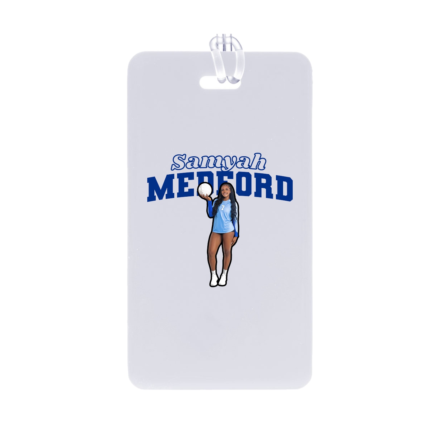 Bag Tag — Name Arch in Classic
