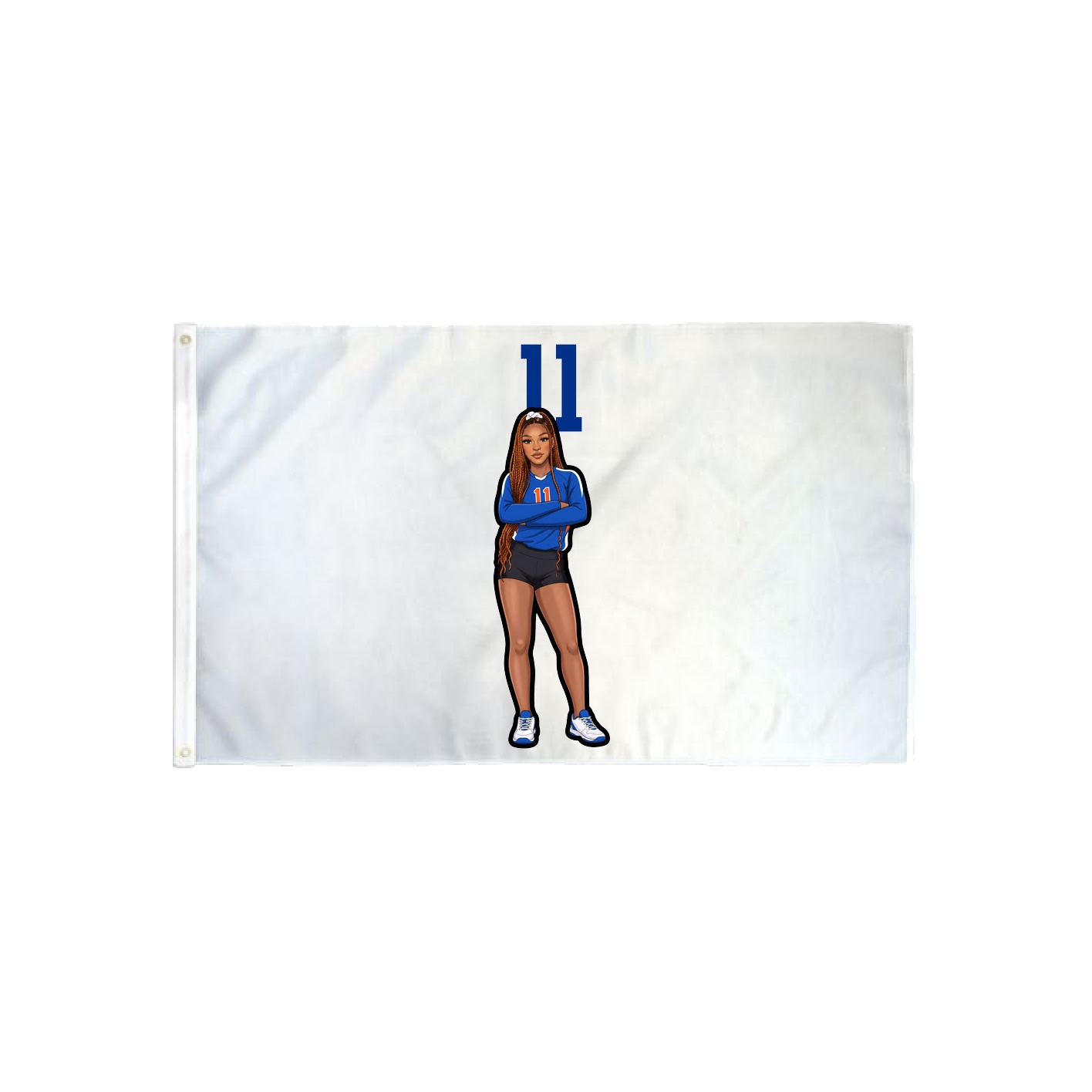 3x5 Flag — Number Top in Classic