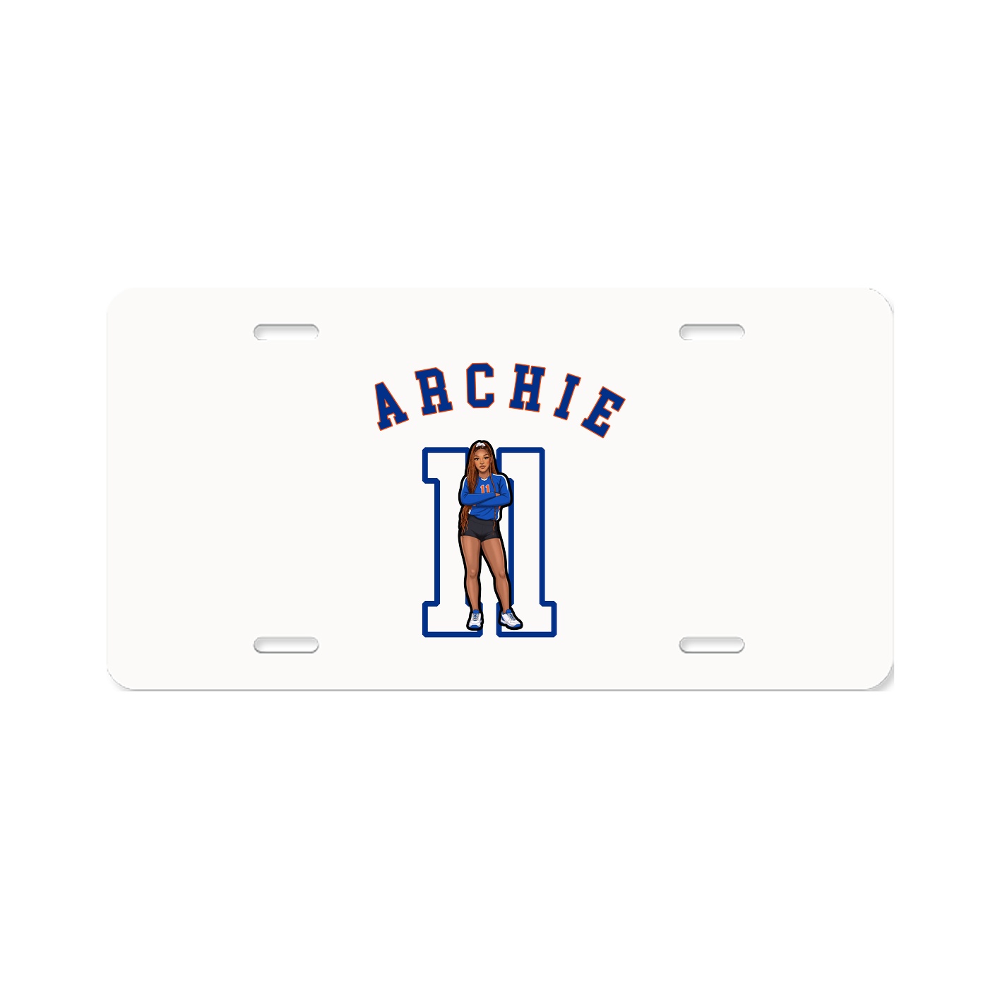 License Plate — Shirsey Arch in Classic