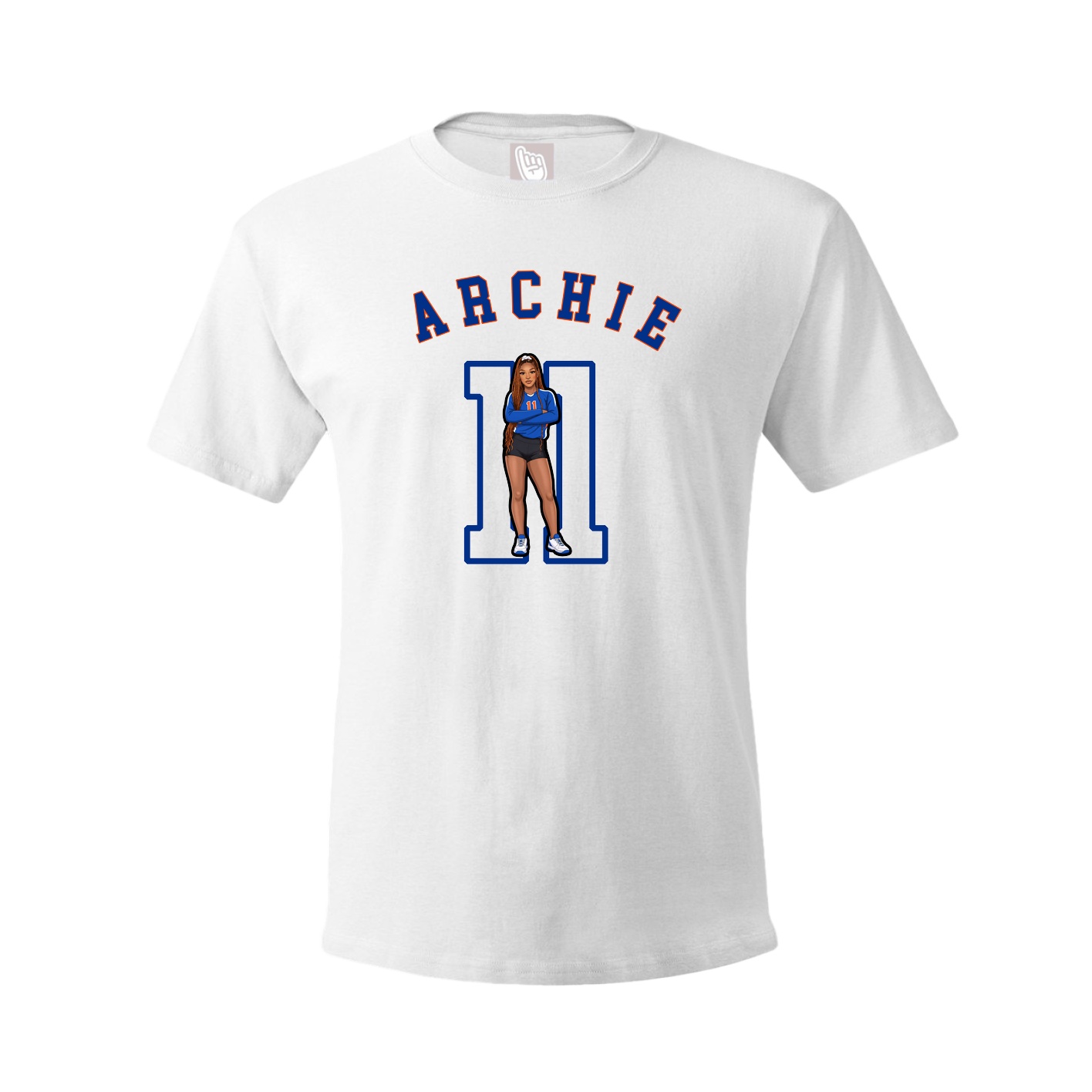 Youth Tee — Shirsey Arch in White