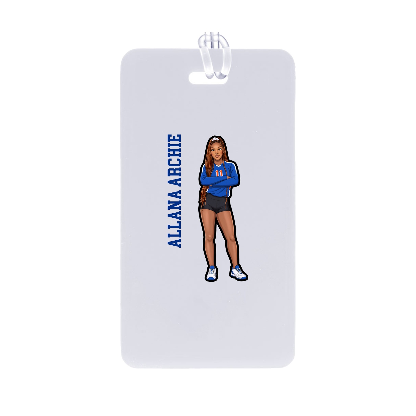 Bag Tag — Name Vertical in Classic