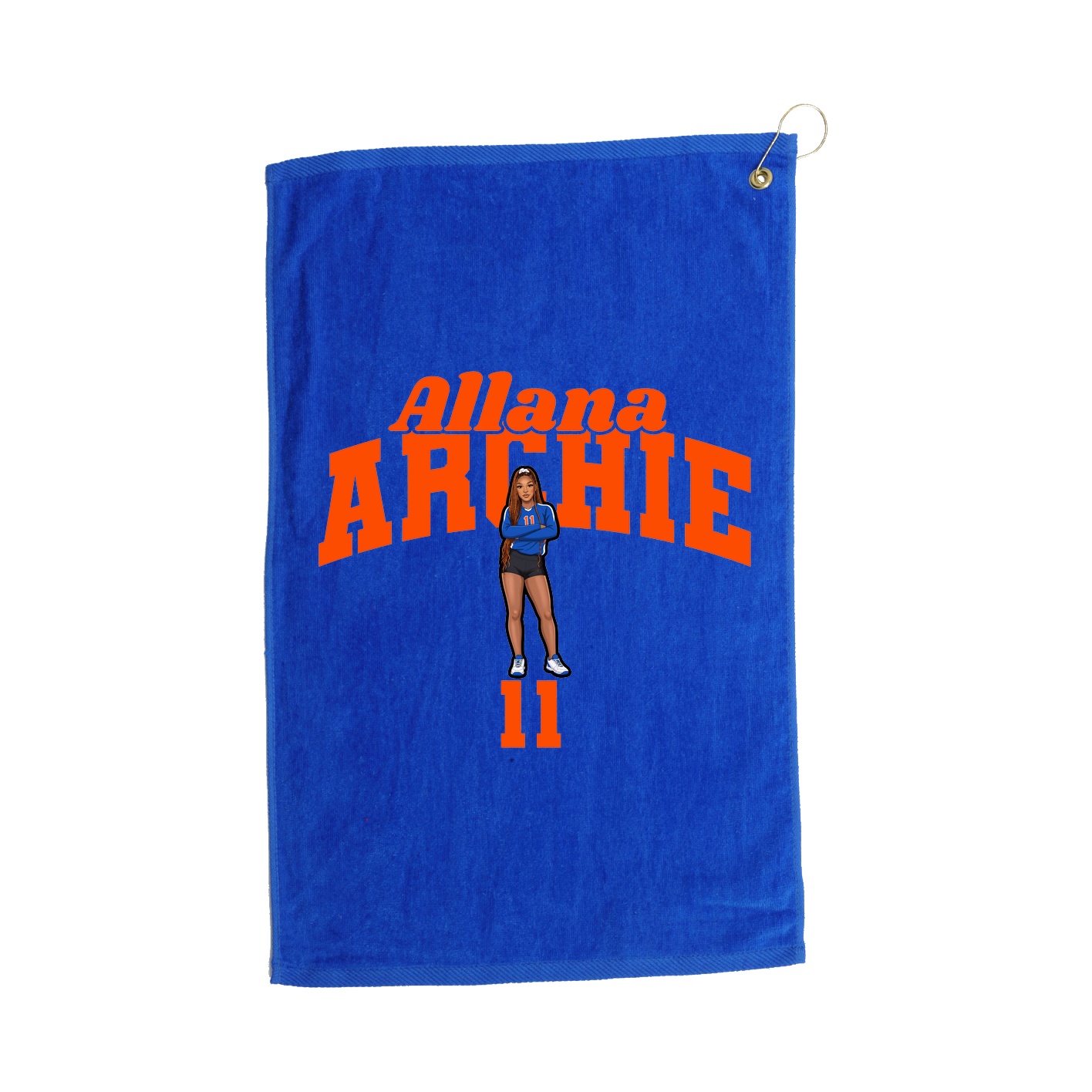 Golf Towel — Signature Arch in Royal