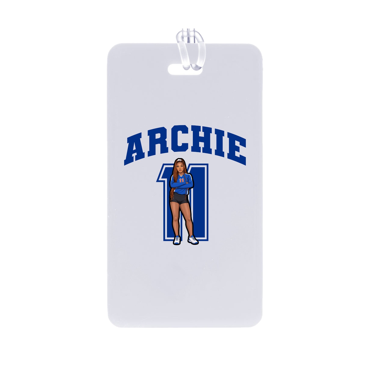 Bag Tag — Number in Classic