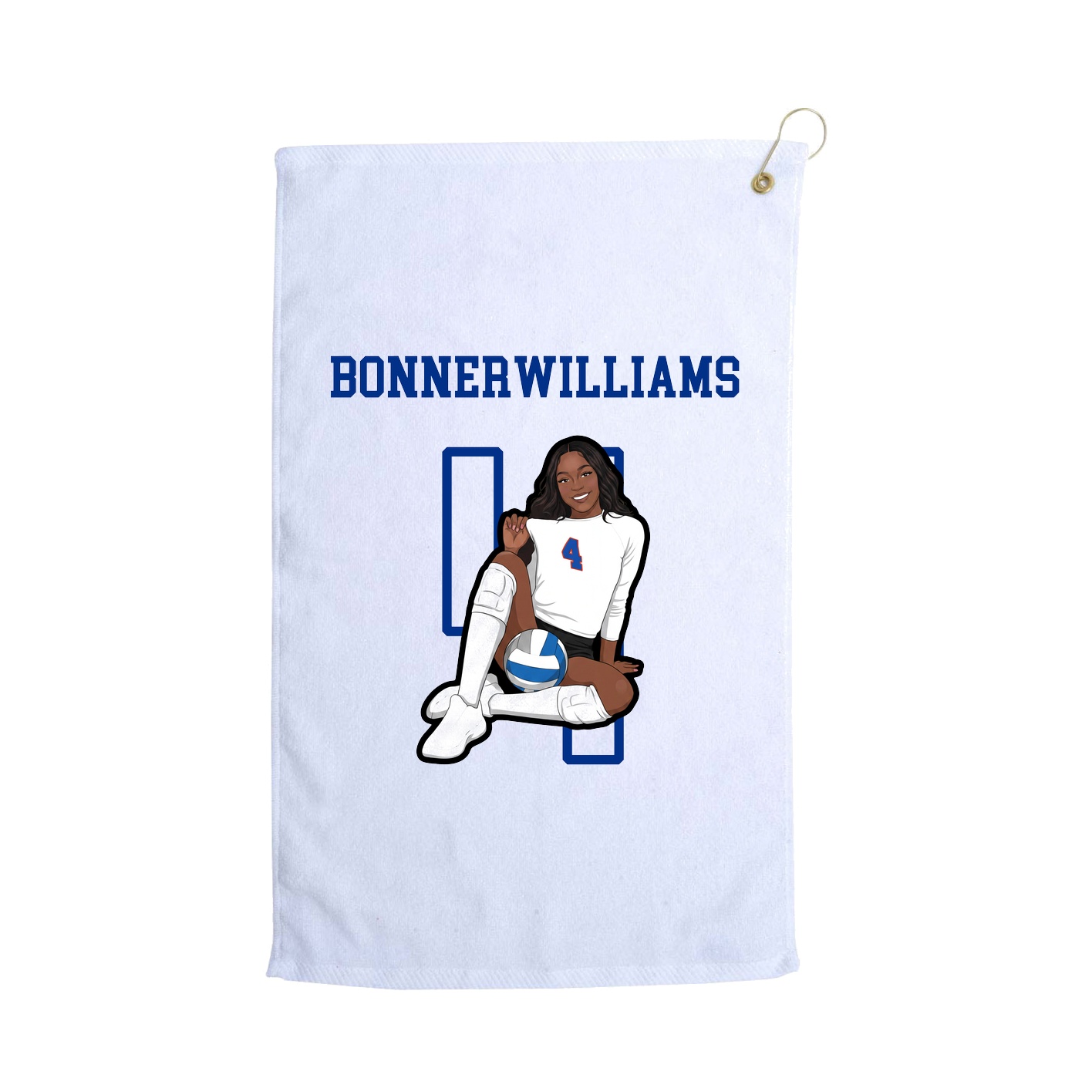Golf Towel — Shirsey in White