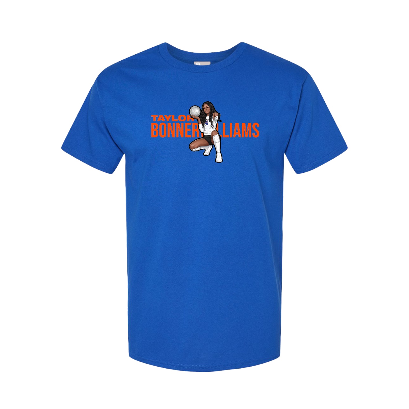 Youth Tee — Player Name in Royal