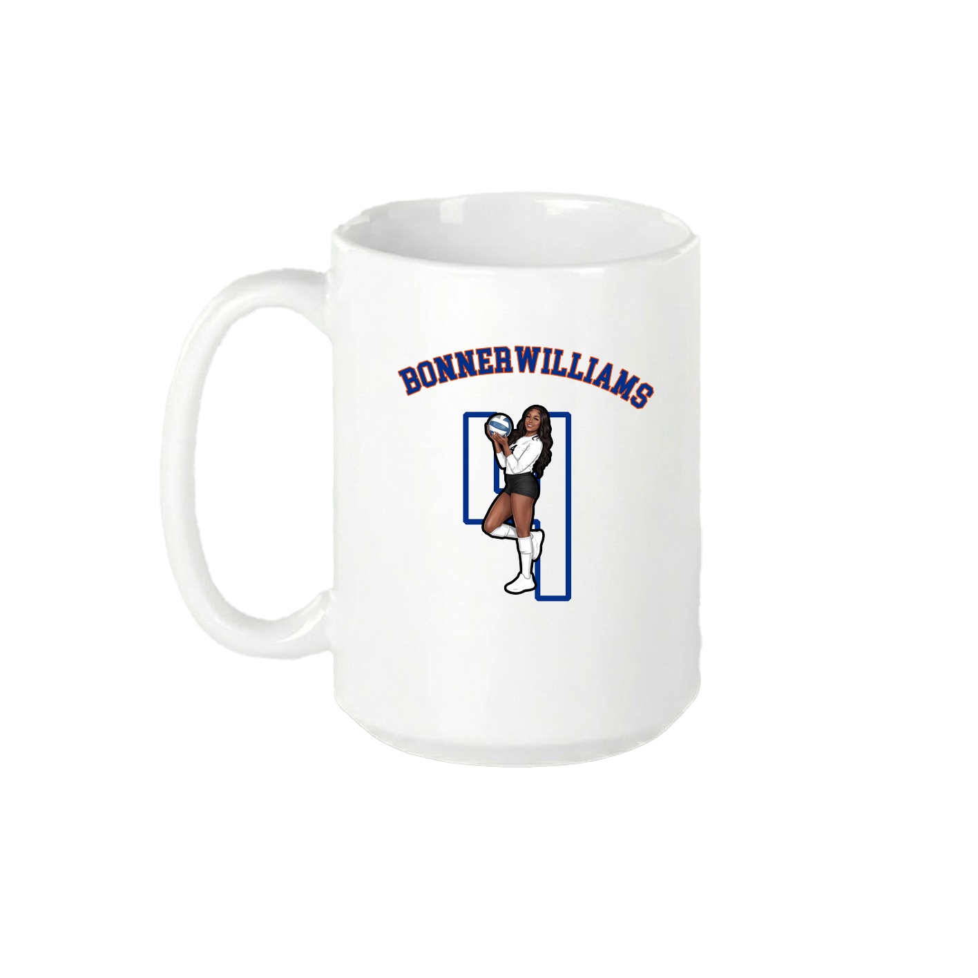 15oz Coffee Mug — Shirsey Arch in White